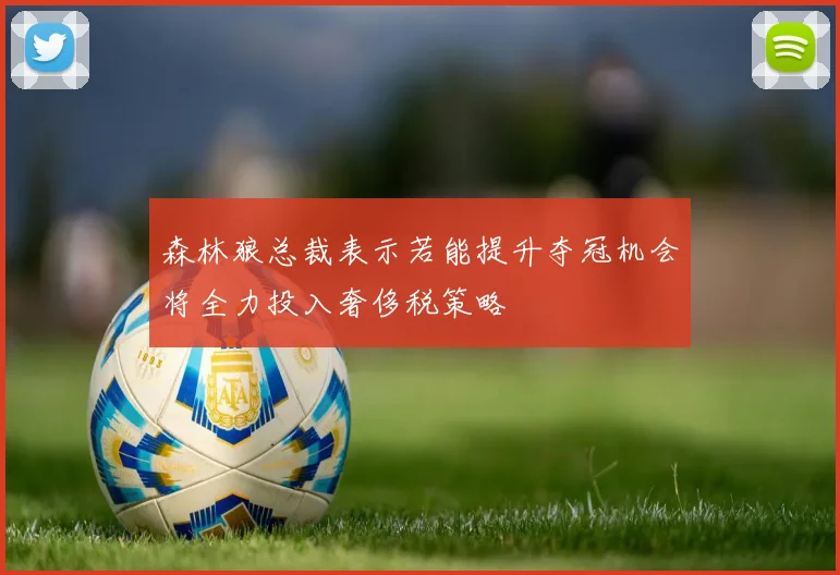 森林狼总裁表示若能提升夺冠机会将全力投入奢侈税策略
